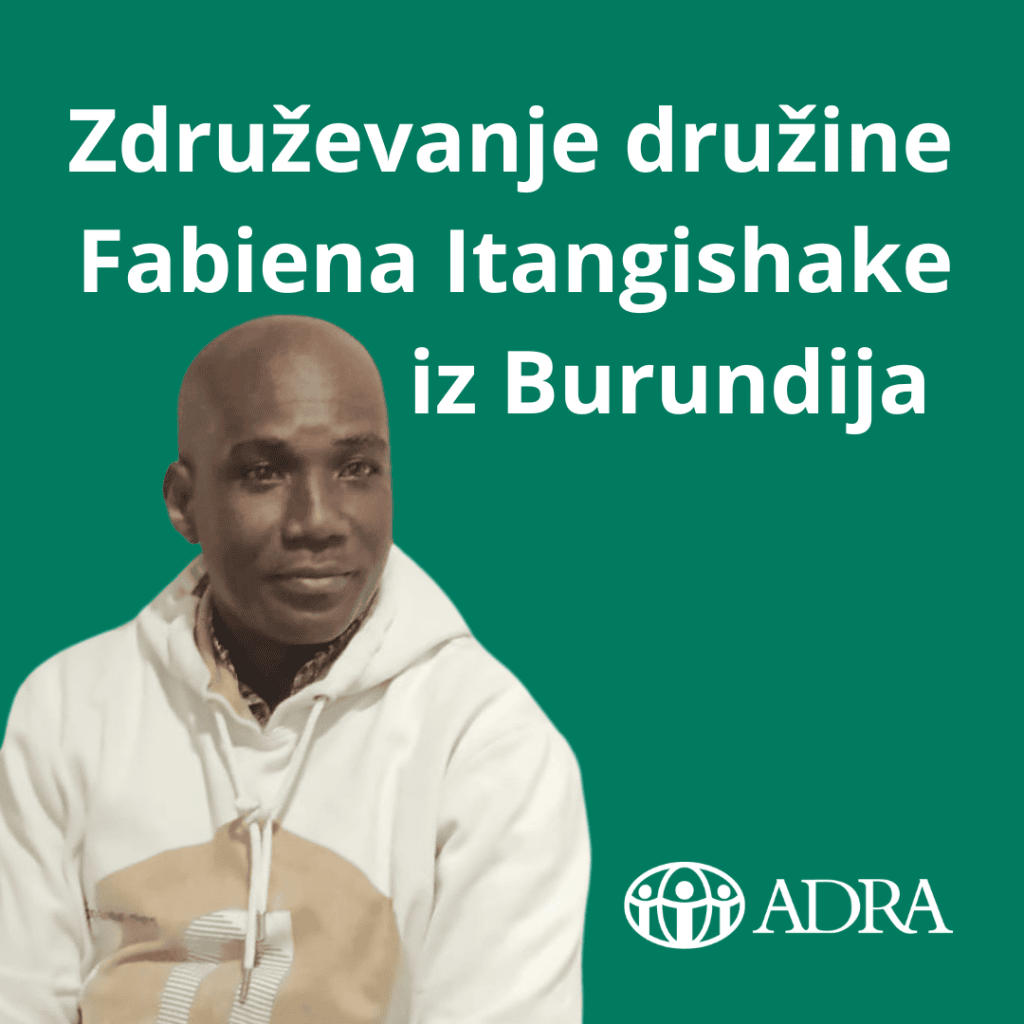 Fabien Itangishaka, diplomant upravne fakultete in nekdanji uslužbenec burundijskih državnih organov, je bil zaradi politične krize v letih 2021–2022 prisiljen zapustiti svojo domovino, da bi rešil svoje življenje. Po nasvetu prijatelja iz obveščevalne službe je pobegnil, medtem ko so oblasti iskale njega in njegovo družino. Njegova žena Odette je med tem časom sama skrbela za njihove štiri otroke, vključno z novorojenčkom, ki ima resne težave s srcem. Po več kot dveh letih ločitve in težkih preizkušenj Fabien potrebuje pomoč za združitev svoje družine v Sloveniji in za zagotavljanje varnosti ter zdravja svojih najbližjih.