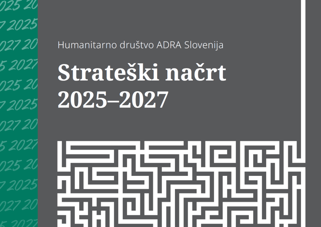 ADRA Slovenija STRATEŠKI NAČRT 2025-2027