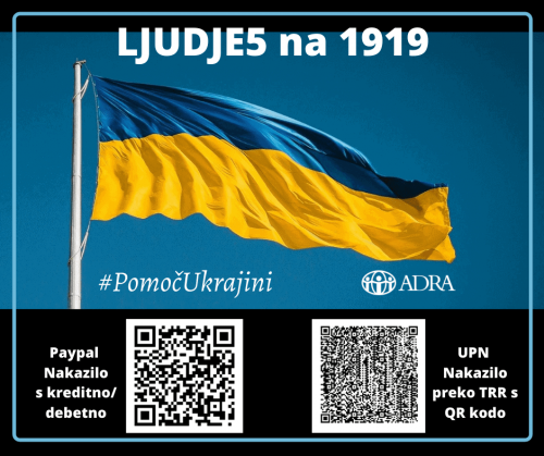 Pomoč Ukrajini - LJUDJE5 na 1919